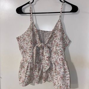 Shein tied floral top